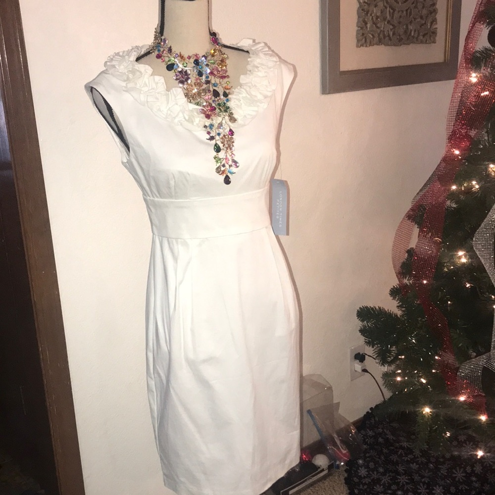 Beautiful White London Times Cocktail Dress